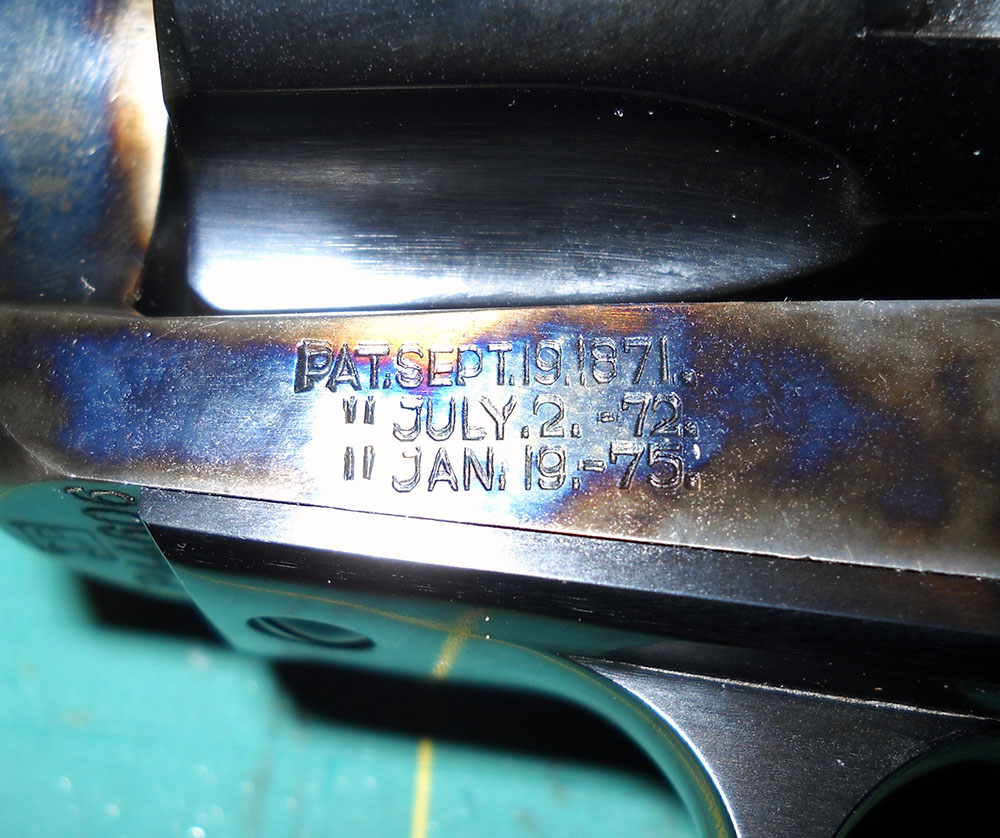 detail, Thunderer patent marks